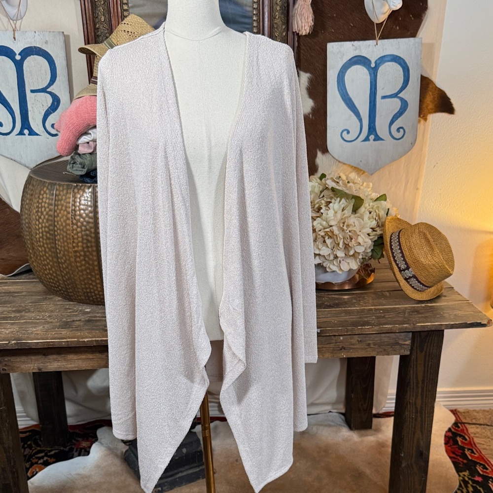 NWT Torrid Ecru/Stone Textured Cardigan